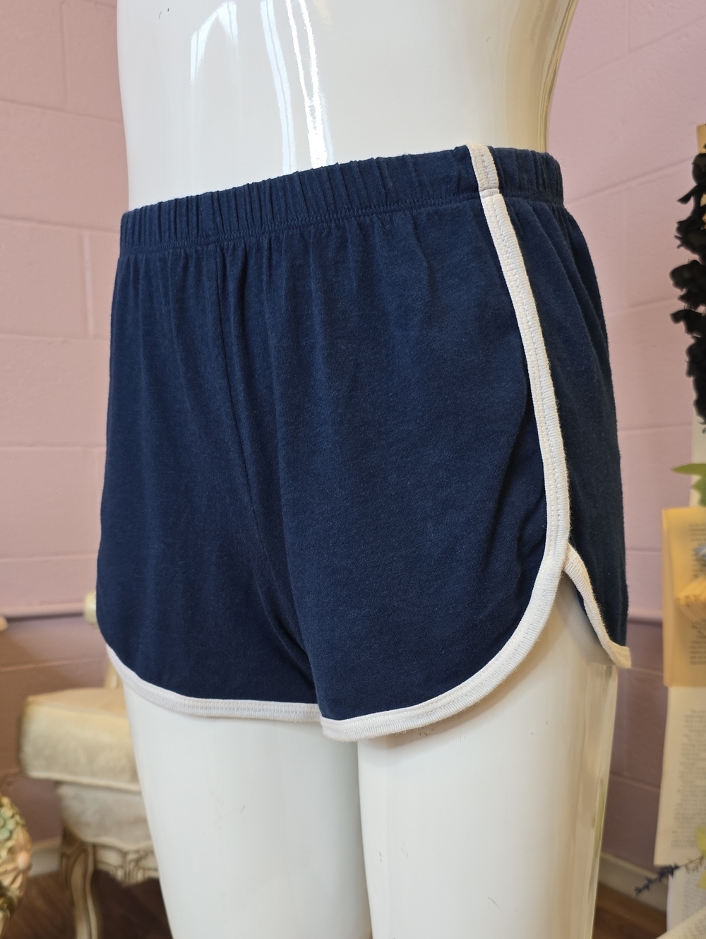 Brandy Melville Navy Blue Running Shorts OS